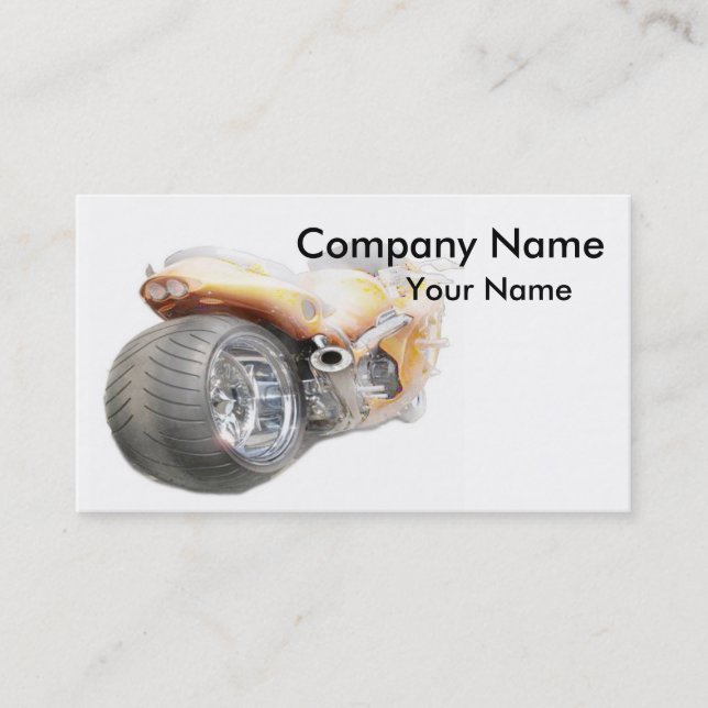 bike card 1, Company Name, Your Name (Front)