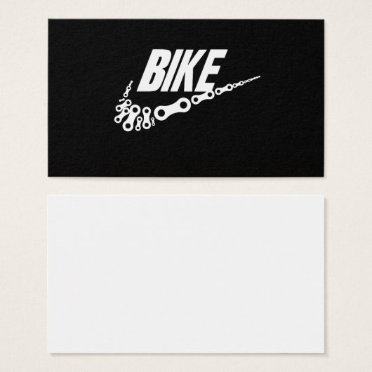 Bike Chain Links Swoosh Short Sleeve Gildan Tee Bm (Front & Back)