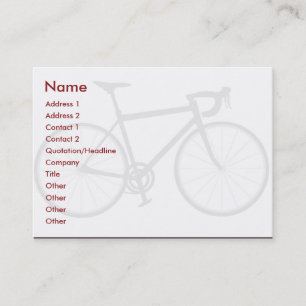 Bike - Chubby Business Card