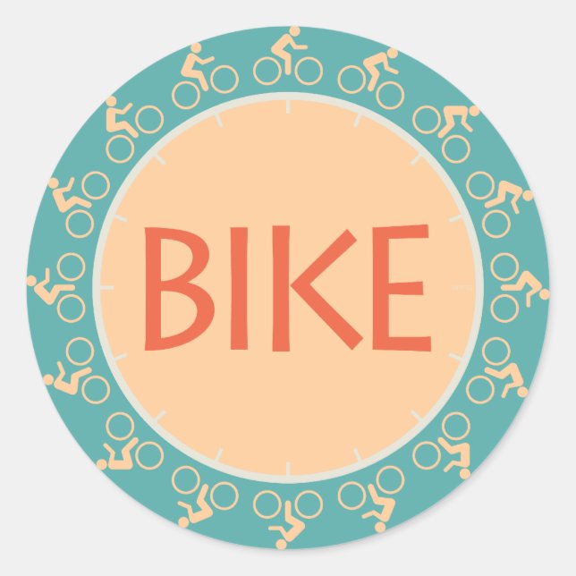 Bike Classic Round Sticker (Front)