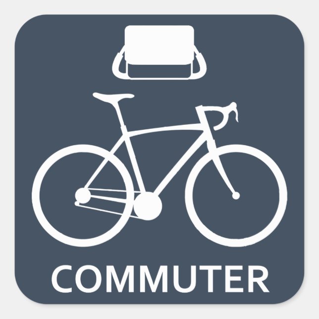 Bike Commuter Sticker (Front)