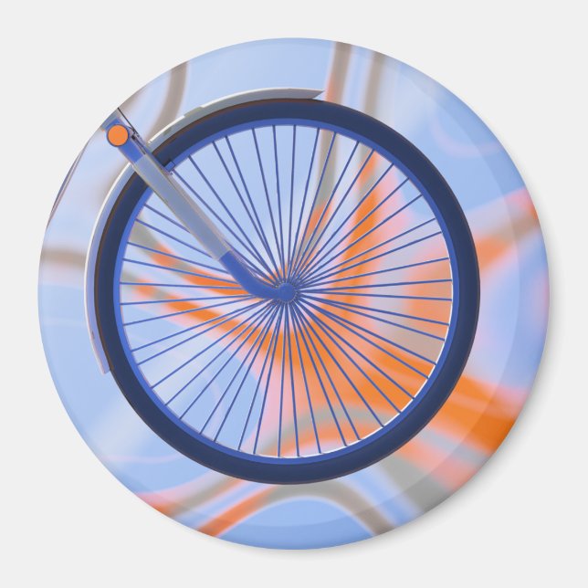 Bike Cycle - Bicycle Wheel Magnet (Front)