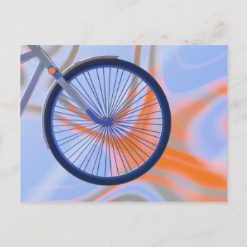 Bike Cycle - Bicycle Wheel Postcard by Peerdrops at Zazzle