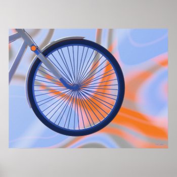Bike Cycle - Bicycle Wheel Poster by Peerdrops at Zazzle