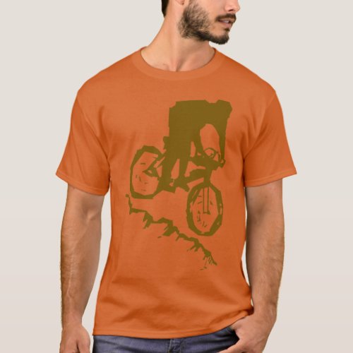 Bike Cycling Bicycle Abstract  T_Shirt