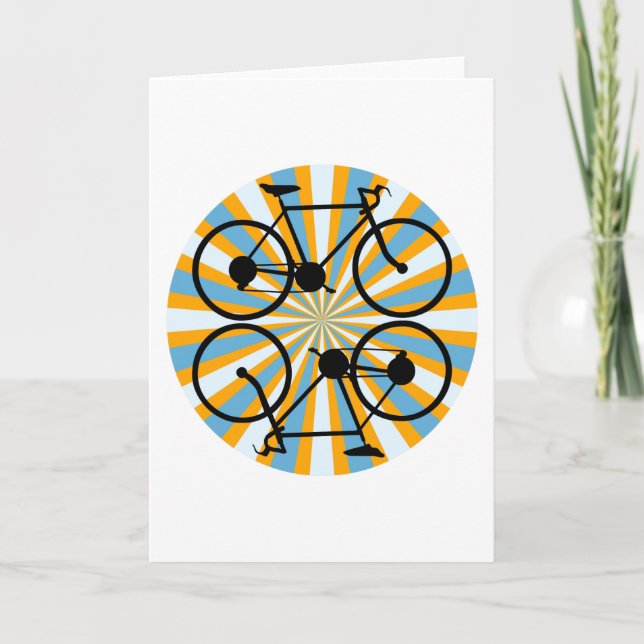 Bike Cycling Bicycle Card (Front)