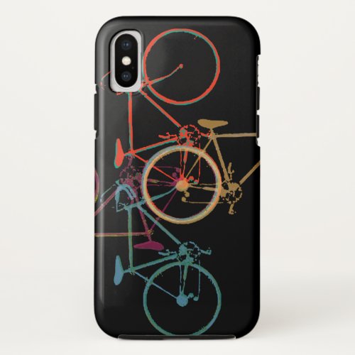 bike _ cycling pattern iPhone x case