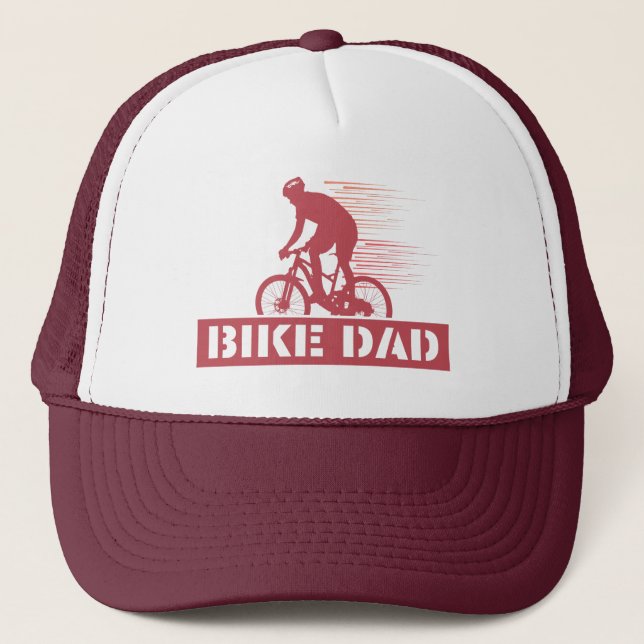 Bike Dad Trucker Hat (Front)