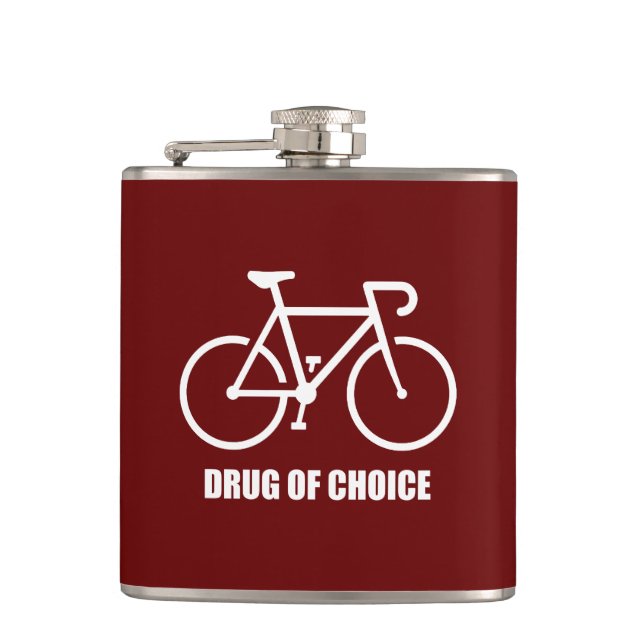 Bike, Drug Of Choice Flask (Front)
