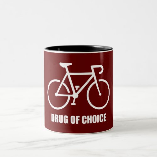 Bike Drug Of Choice Two_Tone Coffee Mug