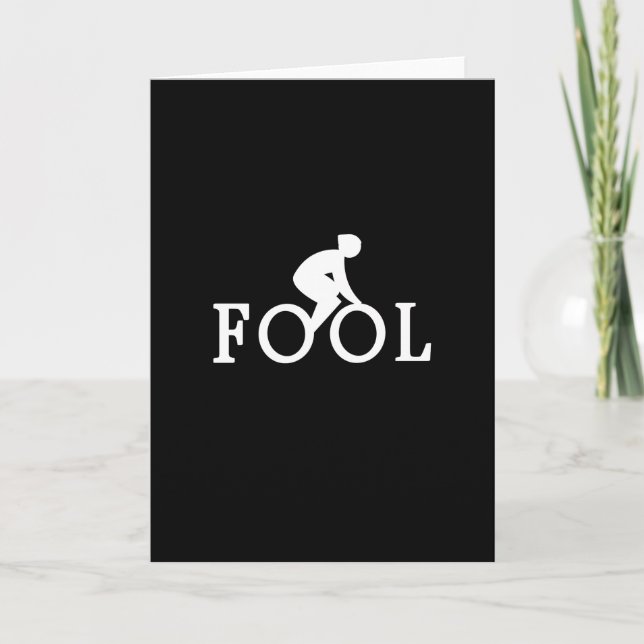 Bike Fool - Cyclist Fan Gift Card (Front)