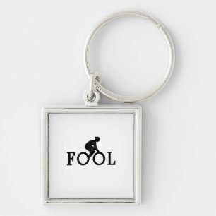 Bike Fool - Cyclist Fan Gift Keychain