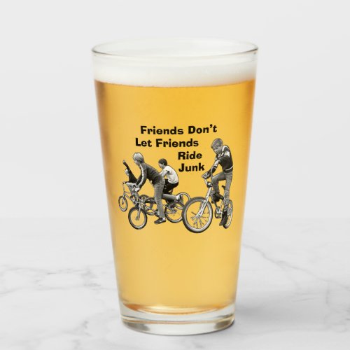 Bike Friends Glass