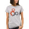 Bike Gears, Orange & Gray Design.