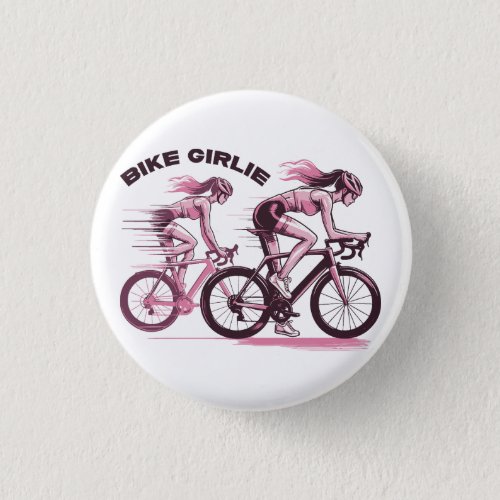 Bike Girlie Button