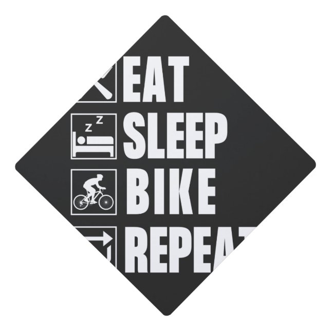 BIKE GRADUATION CAP TOPPER (Front)