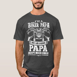 Bike Grandpa Motorcycle Rider Retirement Gift Papa T-Shirt