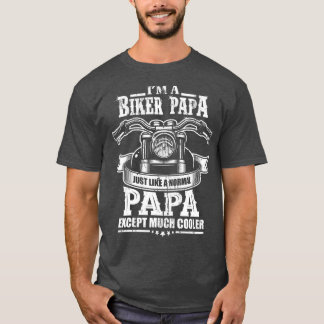 Bike Grandpa Motorcycle Rider Retirement Gift Papa T-Shirt