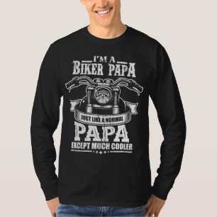 Bike Grandpa Motorcycle Rider Retirement Gift Papa T-Shirt