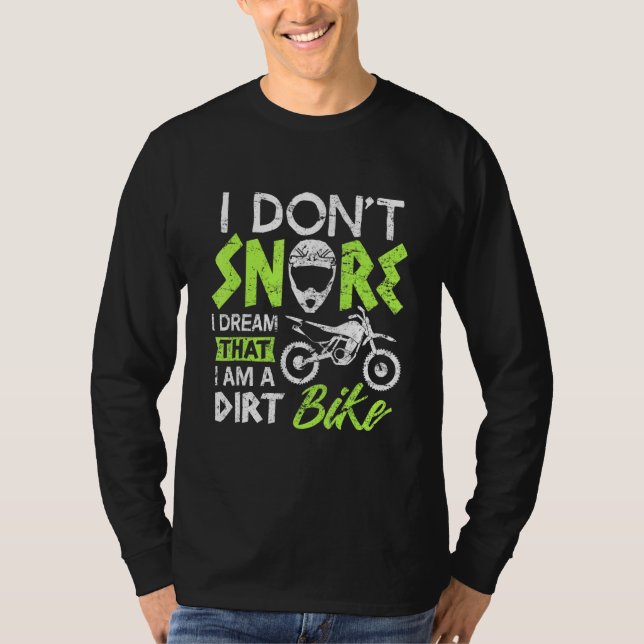 Bike Im Dirt Bike Motocross Tee Dad Papa Men (Front)