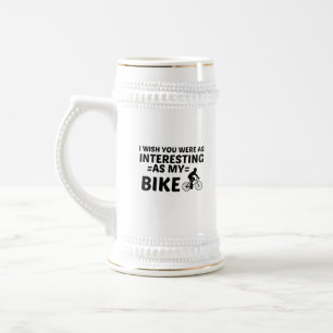 BIKE INTERESTING BEER STEIN