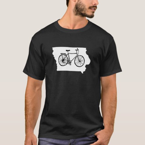 Bike Iowa Cycling Biker T_Shirt