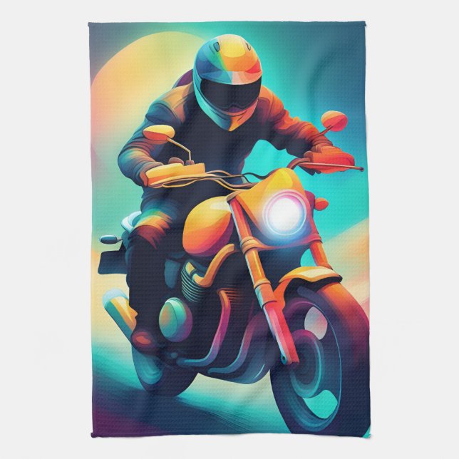bike kitchen towel (Vertical)