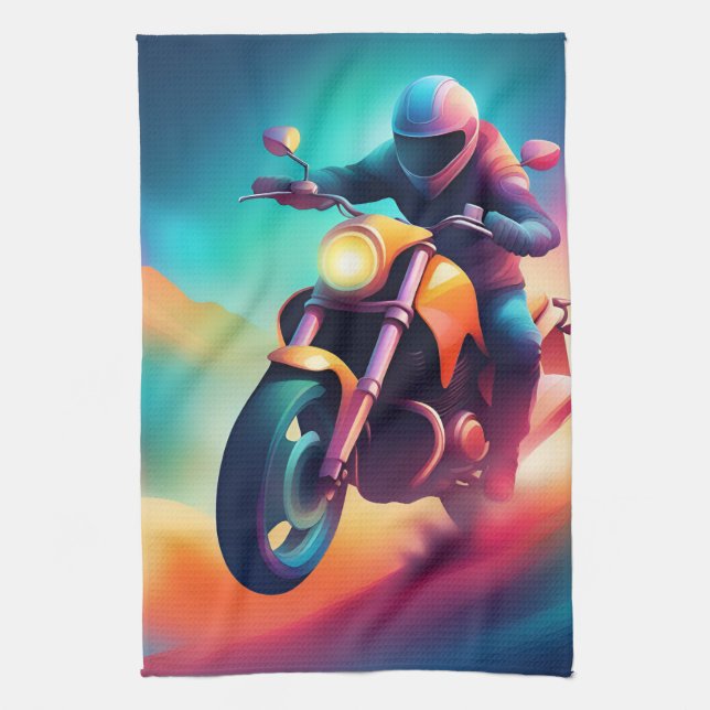 bike kitchen towel (Vertical)