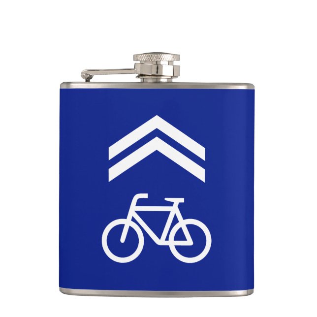 Bike Lane Flask (Front)