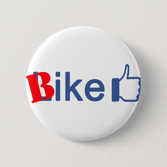 Bike Like Pinback Button (Front)