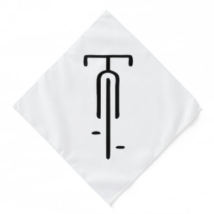 Bike logo minimal Retro, Cycling and Bicycle Lover Bandana