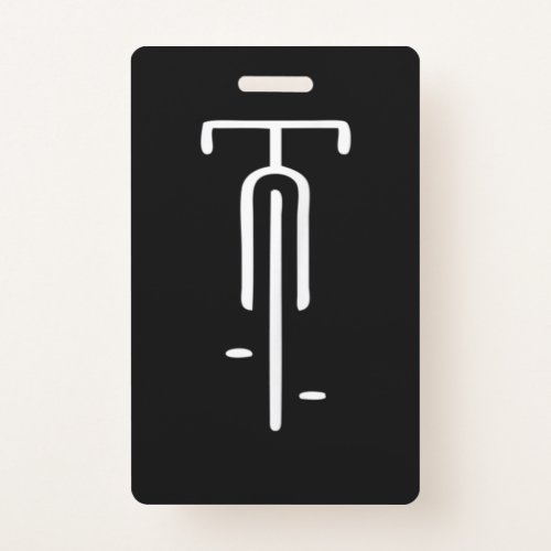 Bike Logo Minimal Retro For Cycling Bicycle Lover Badge