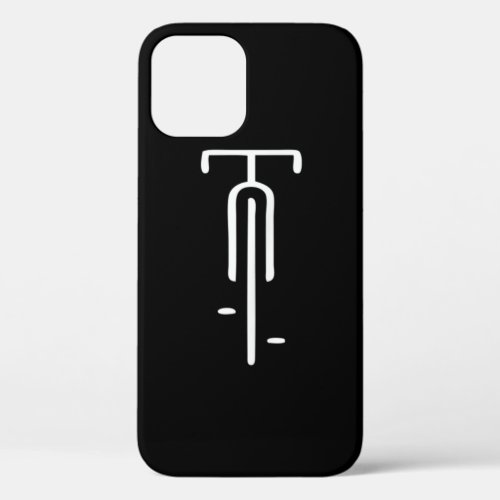 Bike Logo Minimal Retro For Cycling Bicycle Lover iPhone 12 Case