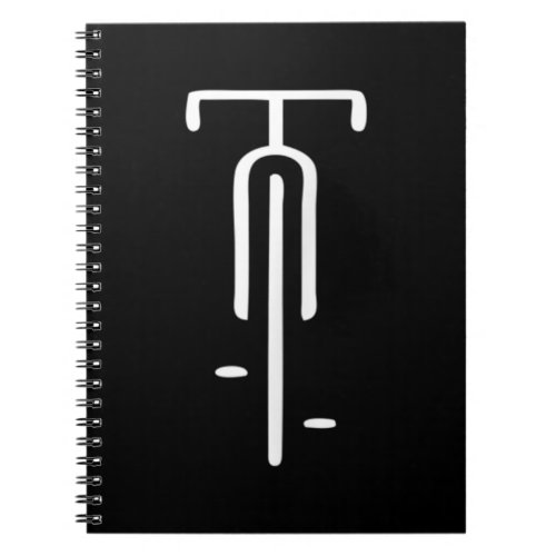 Bike Logo Minimal Retro For Cycling Bicycle Lover Notebook