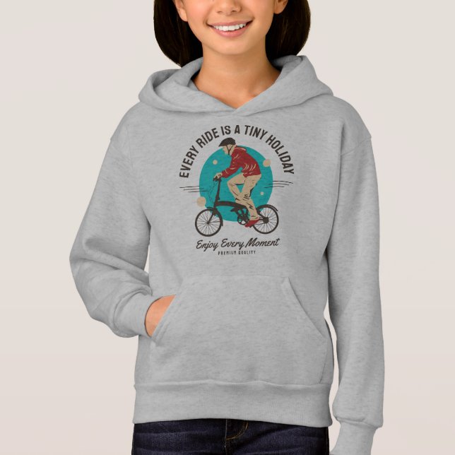 Bike Lover - Enjoy Every Moment Hoodie (Front)
