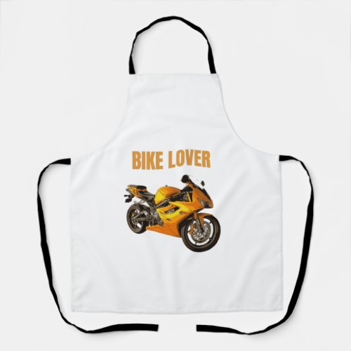 Bike Lover Motorcycle T-Shirt | Sport Bike Rider D Apron