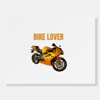 Bike Lover Motorcycle T-Shirt | Sport Bike Rider D Foam Board
