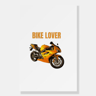 Bike Lover Motorcycle T-Shirt | Sport Bike Rider D Foam Board