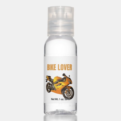 Bike Lover Motorcycle T-Shirt | Sport Bike Rider D Hand Sanitizer