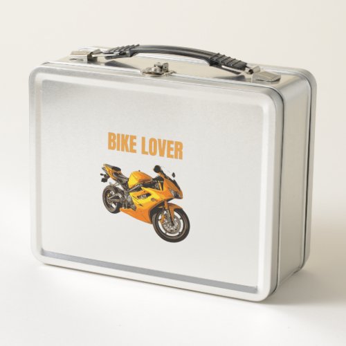 Bike Lover Motorcycle T-Shirt | Sport Bike Rider D Metal Lunch Box