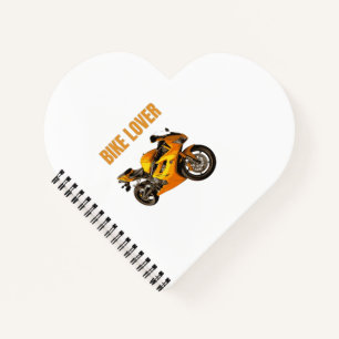 Bike Lover Motorcycle T-Shirt   Sport Bike Rider D Notebook