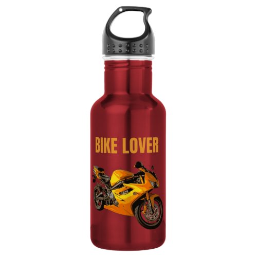 Bike Lover Motorcycle T-Shirt | Sport Bike Rider D Stainless Steel Water Bottle