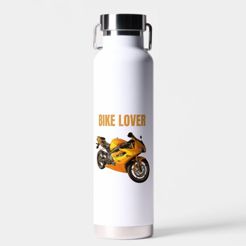 Bike Lover Motorcycle T-Shirt | Sport Bike Rider D Water Bottle