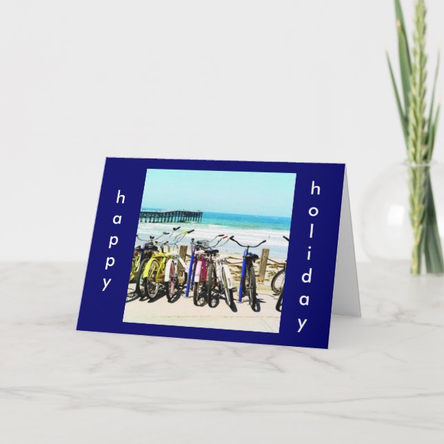 BIKE LOVER'S HOLIDAY GREETING (Front)