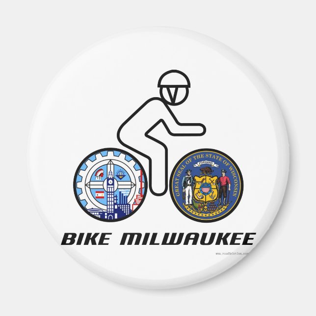 Bike Milwaukee Magnet (Front)