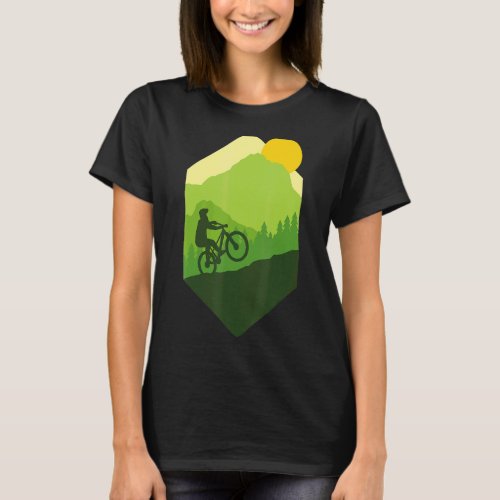 Bike More In Hexagonal Mountain T_Shirt