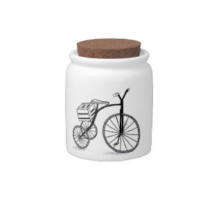 Bike on 3 wheels candy jar