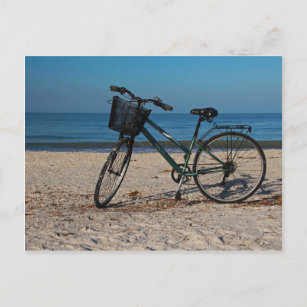 Bike on Barefoot Beach II Postcard