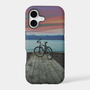 Bike On Pier Greece iPhone 17 Case
