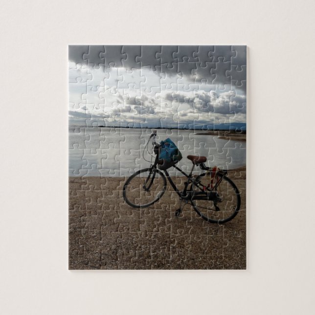 Bike on the Beach Jigsaw Puzzle (Vertical)